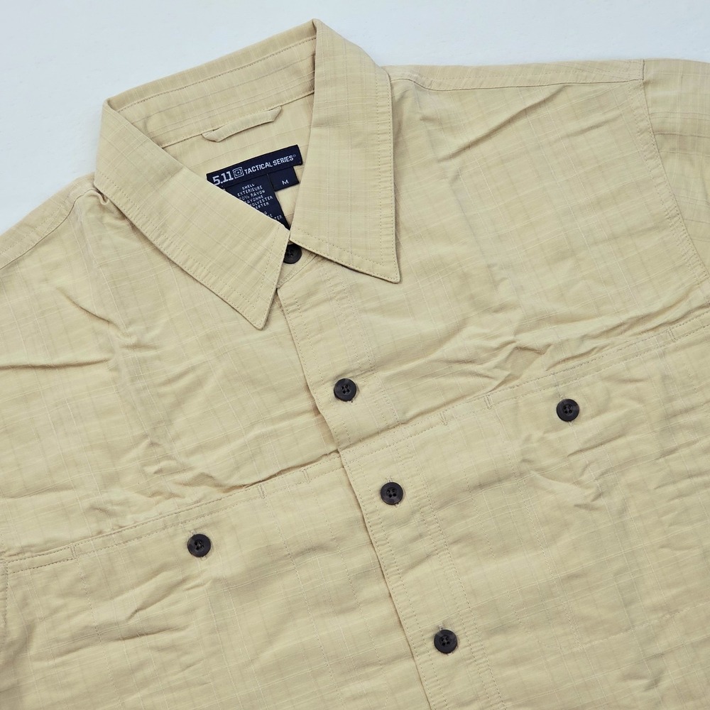 5.11 Tactical Mens MediumSnap Button Up Shirt Short Sleeve‎ Concealed Carry
